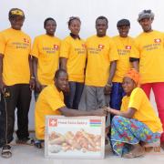 Das Team der Baluo-Bäckerei in Gambia