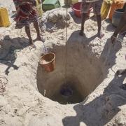 Madagaskar Wasserloch für Trinkwasser